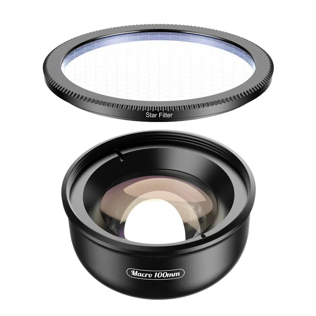 Buy HB100MM 100mm Super Macro 4K HD Lens with CPL & Star Filter for iPhone & Samsung Phones - 100mm Macro Lens at Caseles-+ Starfilter, 