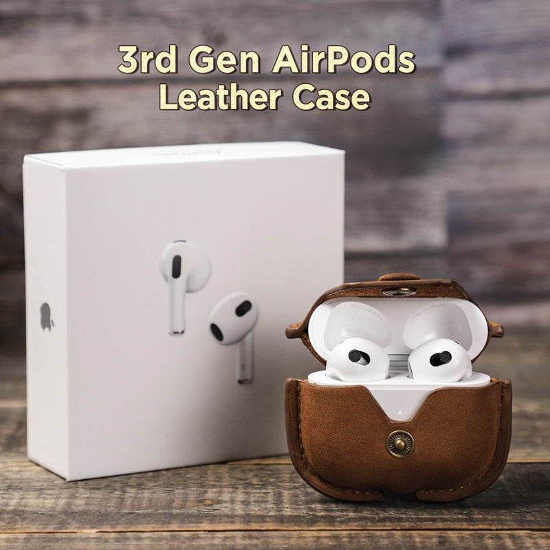 LEATHER CASE FOR AIRPODS (3RD GEN)