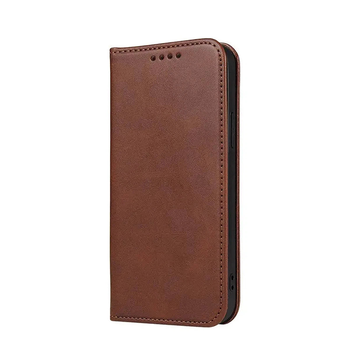 Buy Magnetic Folio Wallet Phone Case, Premium Leather, Credit Card Holder, Magnetic Closure, Flip Kickstand Shockproof Case,Barnett at Caseles-Samsung Galaxy S25 Ultra, Barnett-Coffee