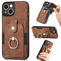 Buy Flip Case for iPhone, Wallet Case with Card Holder, Kickstand, Slim Protective Cover,DYLAN at Caseles-iPhone 16 Pro Max, Brown