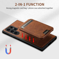 Buy Full Coverage Protection, Leather Phone case, Phone Stander, Card Holder Wallet Case,Fernando at Caseles-Samsung Galaxy S24 Ultra, Fernando-Brown