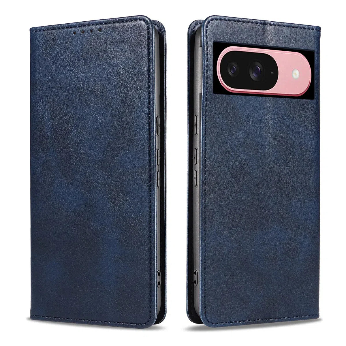 Buy Magnetic Folio Wallet Phone Case, Premium Leather, Credit Card Holder, Magnetic Closure, Flip Kickstand Shockproof Case,Barnett at Caseles-Google Pixel 9 Pro XL, Barnett-Brown