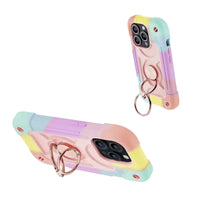 Buy Heavy Duty Phone Case, Shockproof Protective Cover, with Ring Stand,Lottie at Caseles-iPhone 16 Pro Max, Louay-Pink