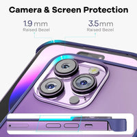 Buy Ultra-Thin Lightweight Hard PC Back Cover Camera Lens Cover Protection Phone Cases for Apple iPhone,Mackenzie at Caseles-iPhone 16 Pro Max, Black