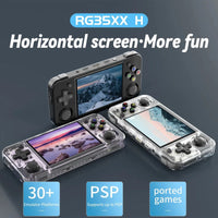 Buy RG35XX H Retro Handheld Game Console, 3.5" IPS Screen, Linux System - Portable Retro Gaming Console at Caseles-64GB ( 10000 + Games ), 