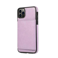 Buy Classic Magnetic Wallet Phone Case, Credit Card Holder, Dual Layer, Lightweight, Slim Leather, Magnetic Protective Case - RAYNE at Caseles-iPhone 16 Pro Max, Rayne-Purple